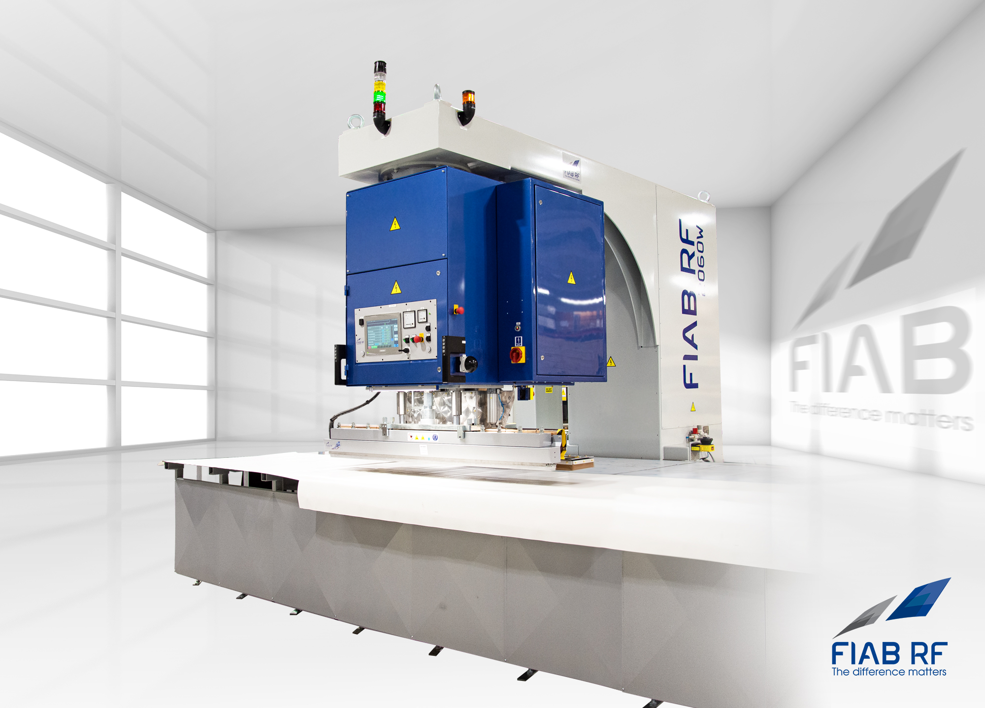 Every year a new size record. FIAB 2060W - The largest high frequency welder on the market