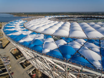 Volgograd Arena – stadion zbudowany z udziałem maszyn FIAB