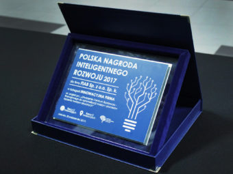 Polish Intelligent Development Award in 2017 for FIAB Sp. z o.o. sp.k.